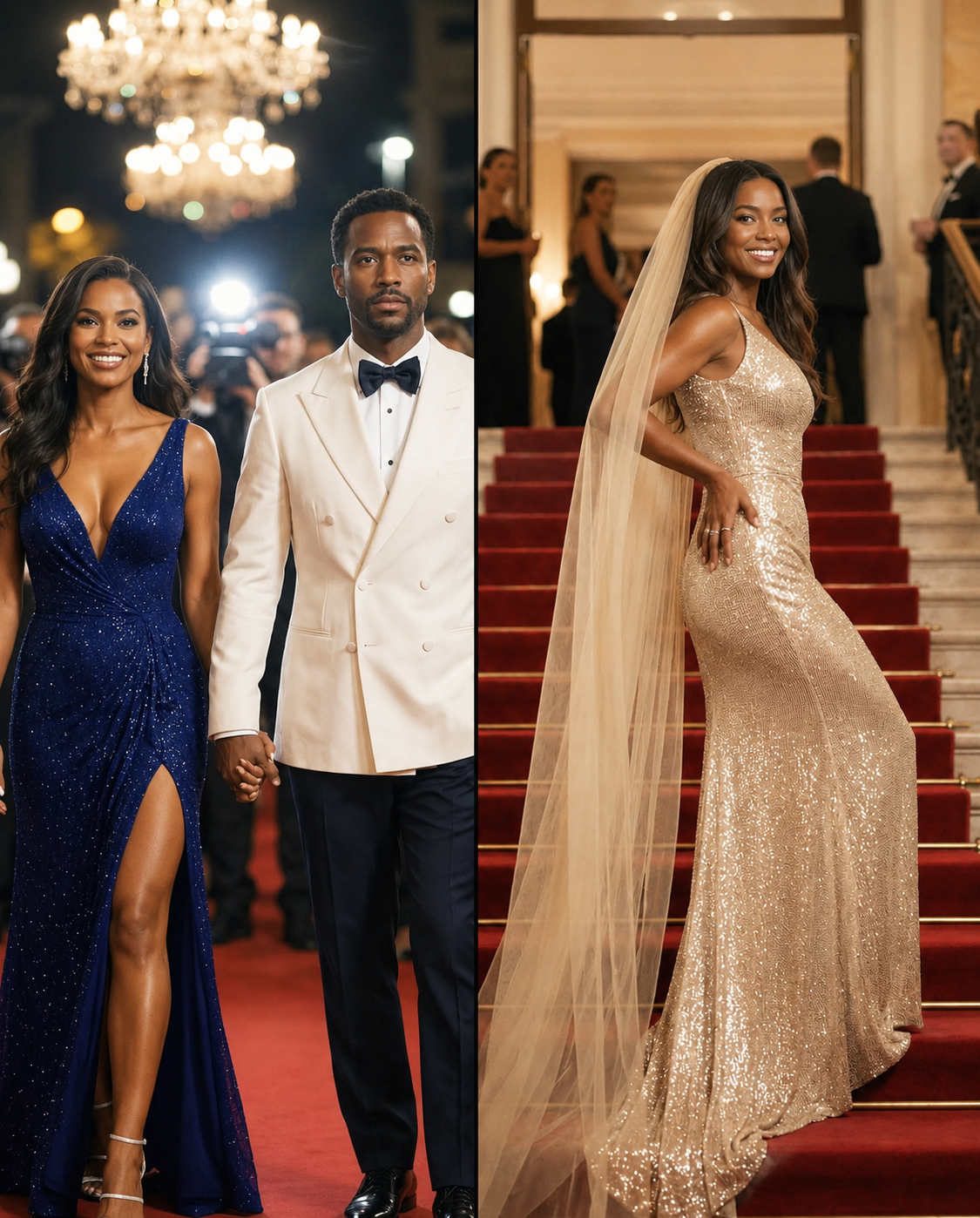 He brought his young “guest” to the charity gala, convinced his wife was home sick—until she walked in wearing gold, took the microphone, and called the mistress onstage in front of 300 people. In one calm speech, she turned his secret into a public spectacle… and the real reason she’d waited months to do it only surfaced after the applause stopped.