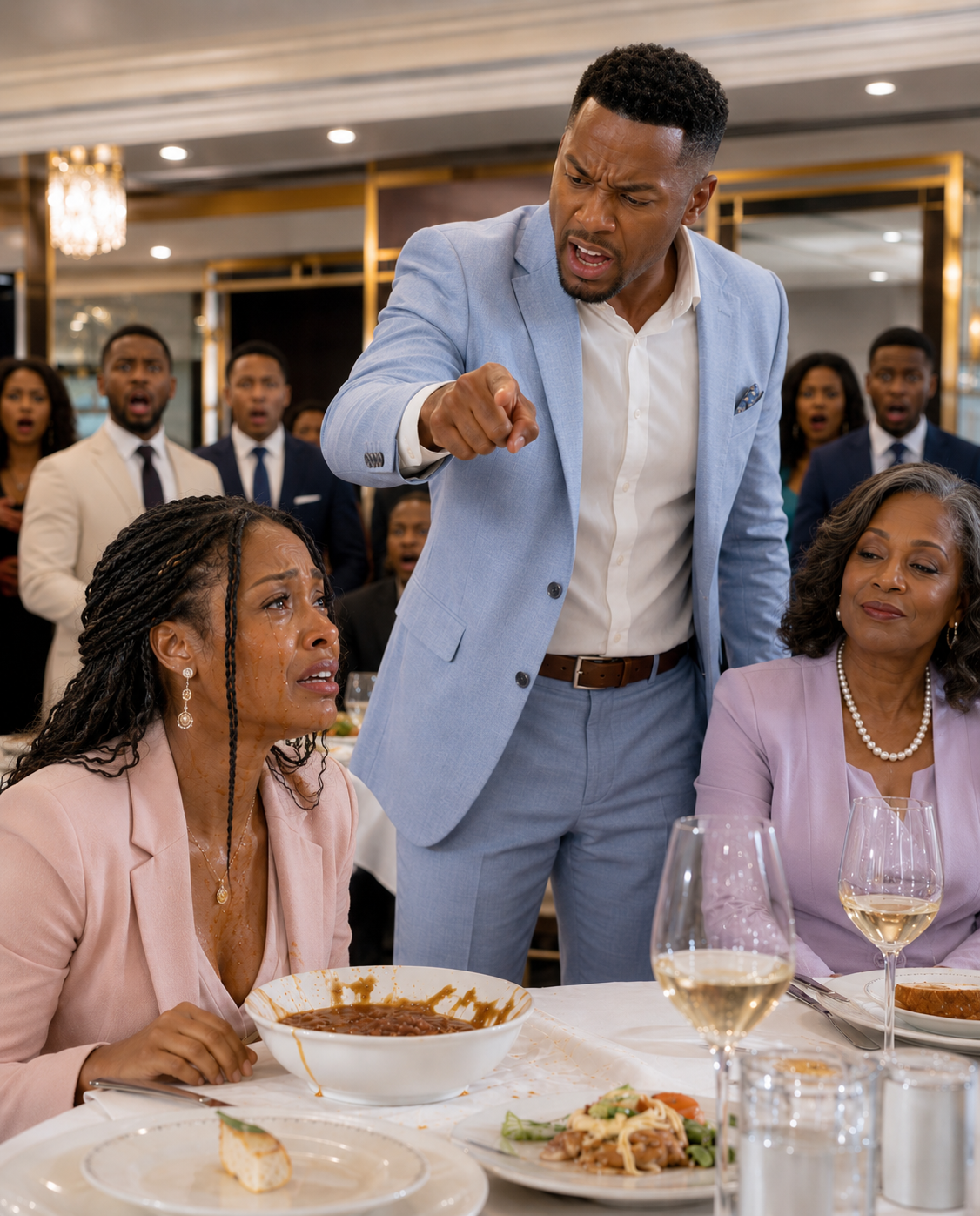 My son-in-law hum:iliated my daughter in front of everyone at the restaurant and ordered her to lower her head while his mother laughed. “That’s how you discipline your wife,” she said.