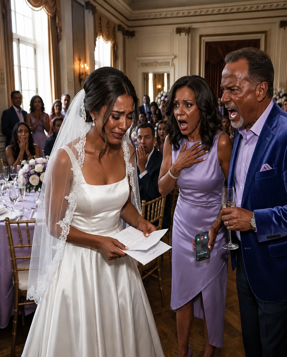 My mother smiled and told me she had moved her anniversary party onto my wedding day because everyone was choosing her.