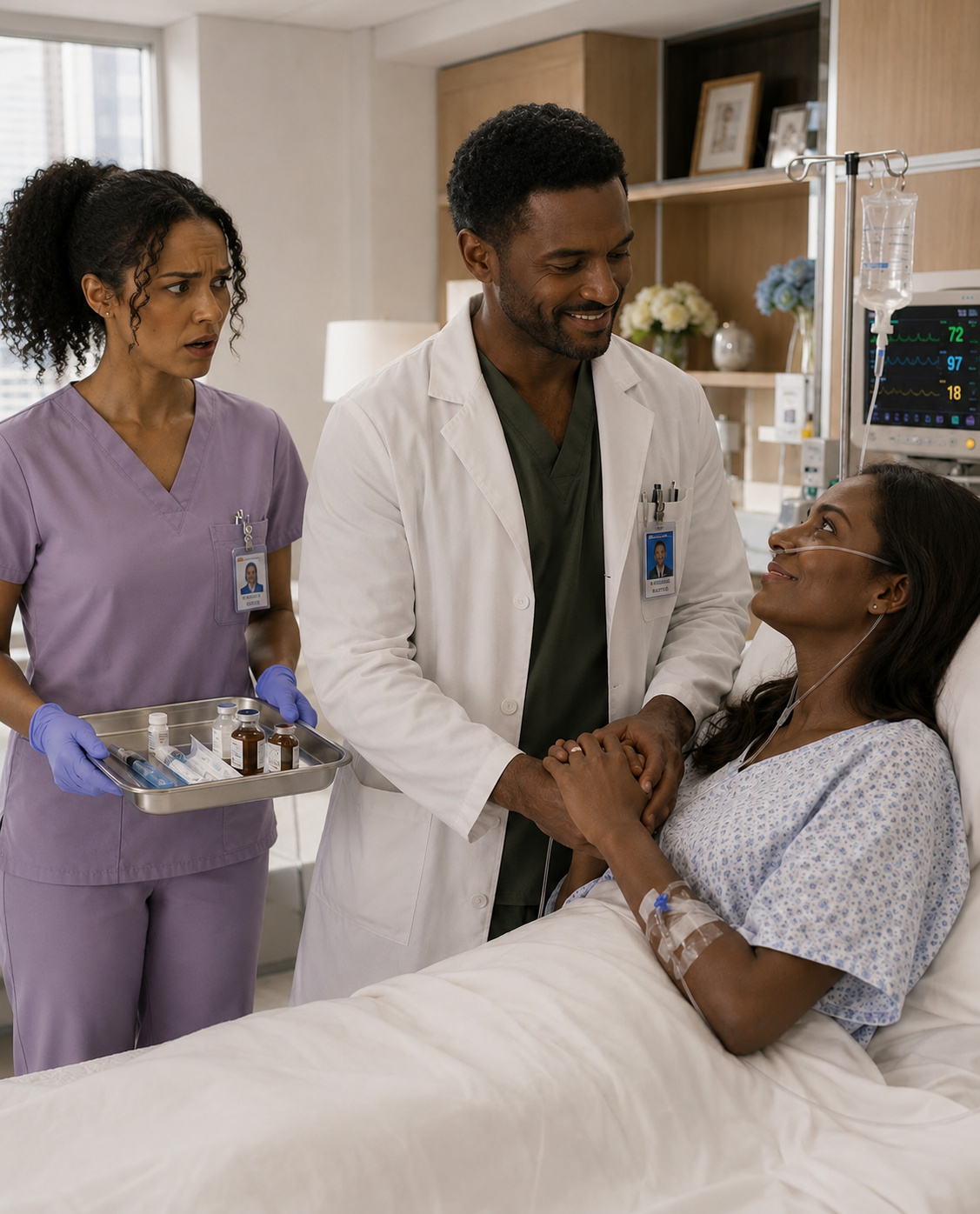 My doctor husband insisted on operating on me: “No one understands your heart better than I do.” After five years of marriage, I was deeply moved. But that night, a nurse slipped a note under my pillow.