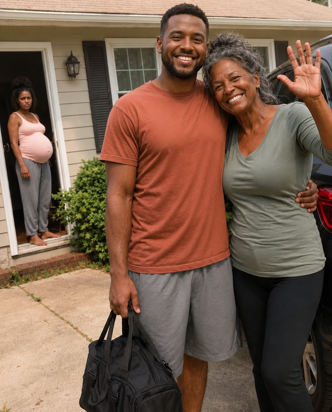 I was nine months pregnant when my mother-in-law took my husband back to her place because he needed rest before the baby arrived
