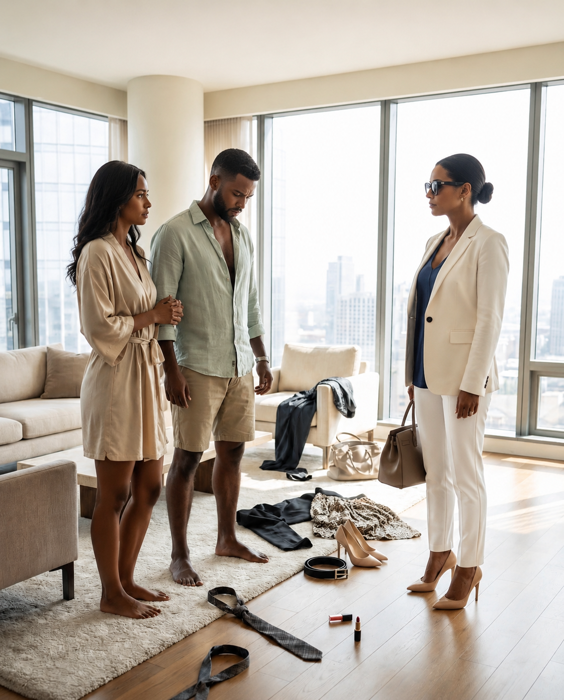 I Came Home Early And Heard My Husband Laughing With Another Woman In Our Living Room. I Didn’t Interrupt, Didn’t React—I Just Listened. Because By That Point, I Already Had Everything On My Phone… And I Knew This Wasn’t Just Betrayal, It Was Something Much Bigger.