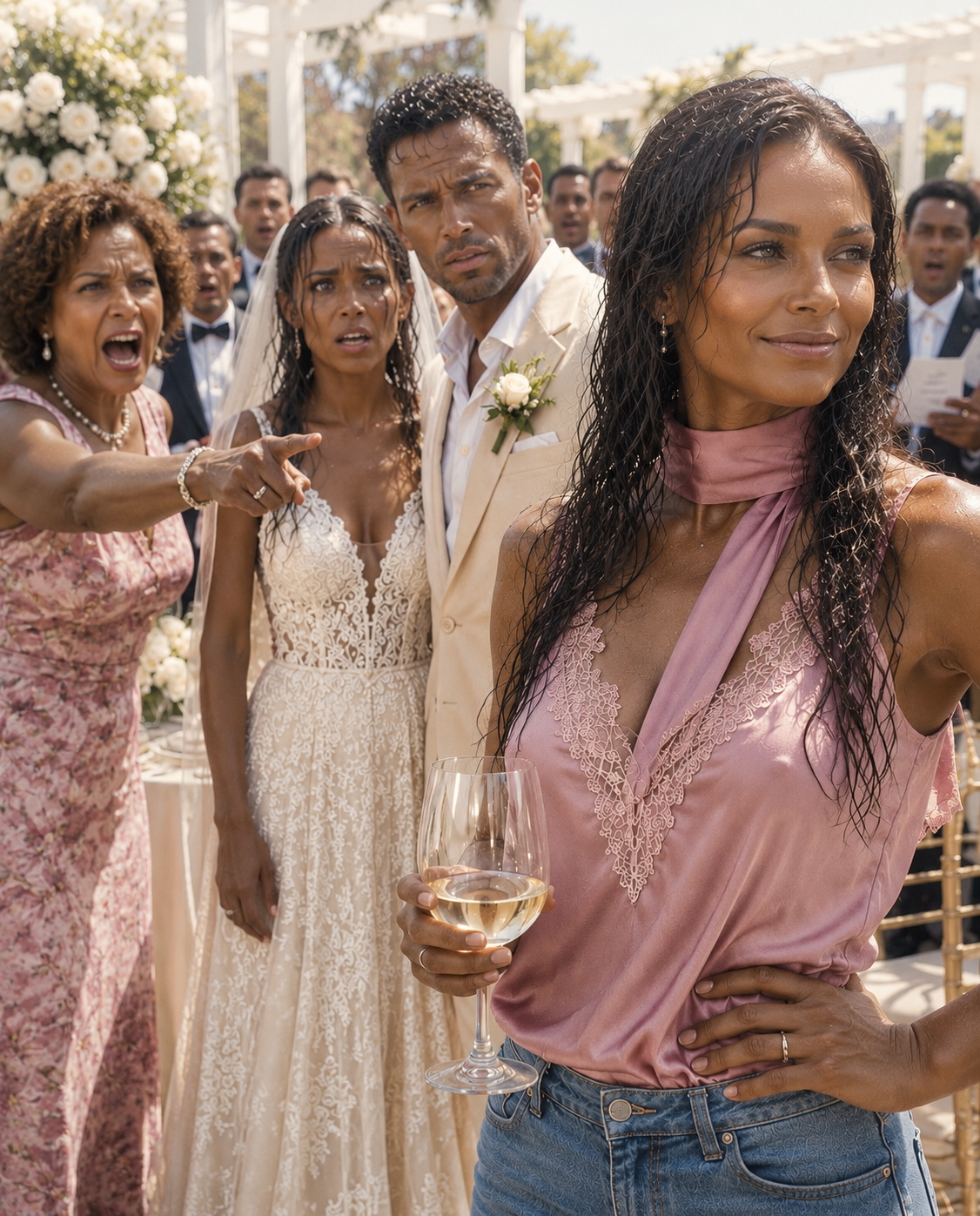 I Returned From a Business Trip to Find a Wedding Being Held in the Garden of My Own House. My Mother-in-Law Slammed the Gate in My Face and Said, “Today My Son Is Marrying a Real Woman.” I Didn’t Argue