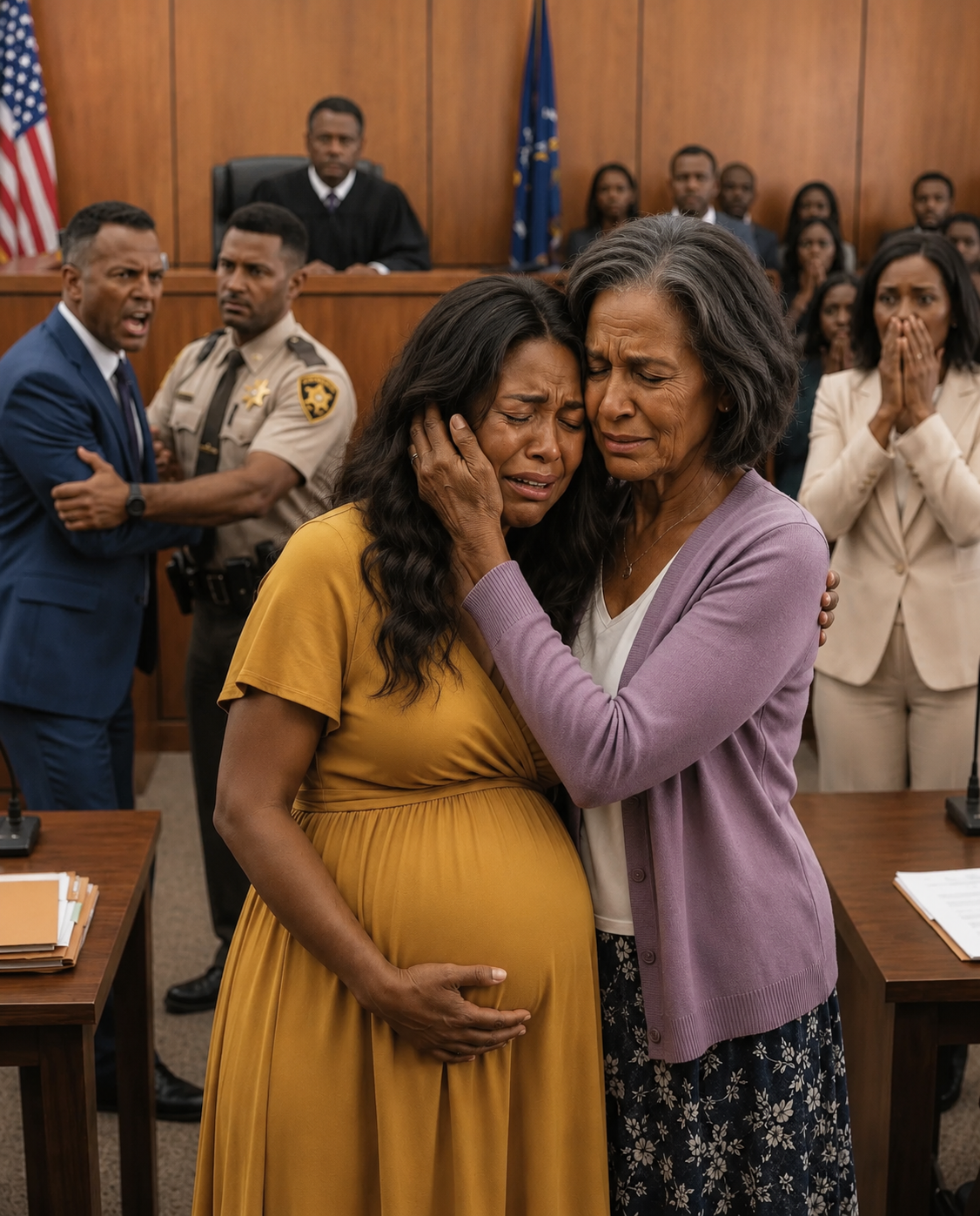 Eight Months Pregnant, I Lost Everything In Divorce Court—Then A Billionaire Woman Walked In, Claimed I Was Her Long-Lost Daughter, And Changed Everything