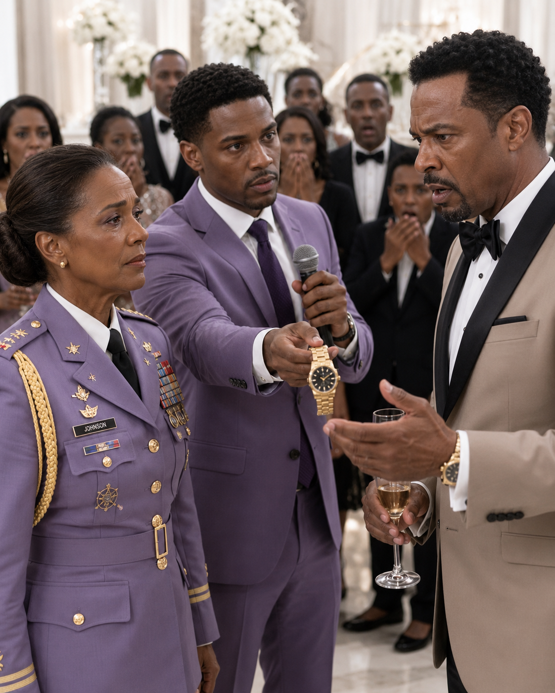 During our son’s graduation, my husband grabbed the microphone and announced, “For eighteen years, you raised my mistress’s son without ever realizing it.” But when the young man stood up, he revealed a secret that left everyone staring at his father in horror.