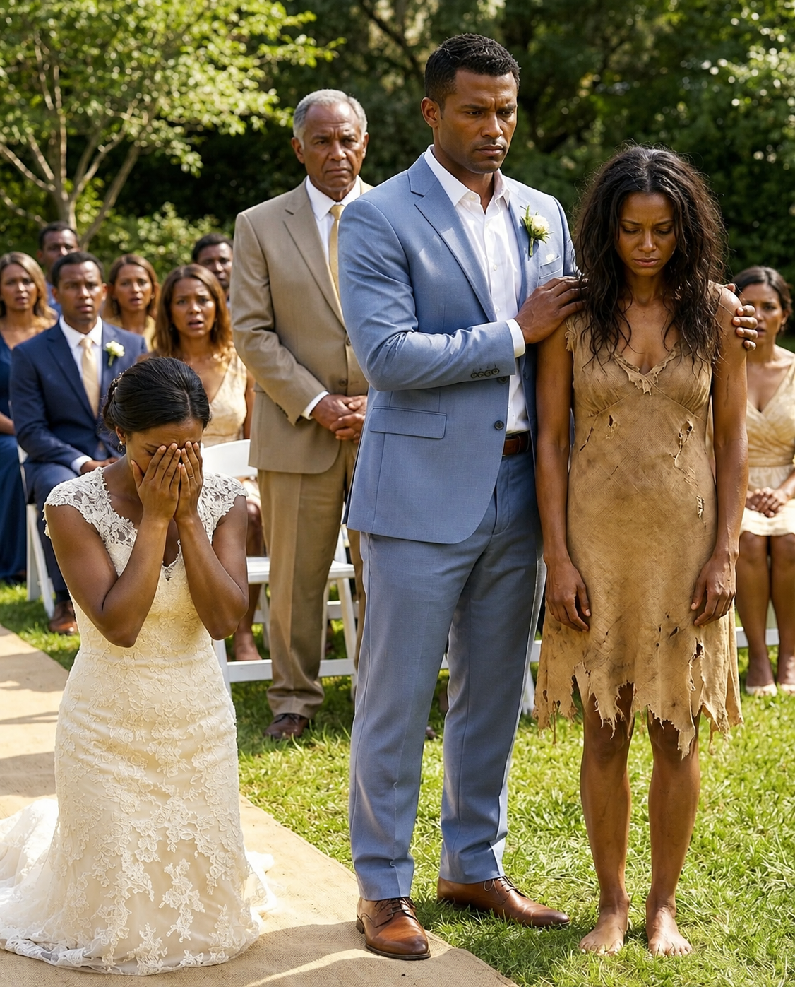 Stopped His Lavish Wedding at the Altar, Turned Away His Model Bride, and Walked Off With a Ragged Woman After the Long-Hidden Truth Behind Her Ruined Life Was Exposed