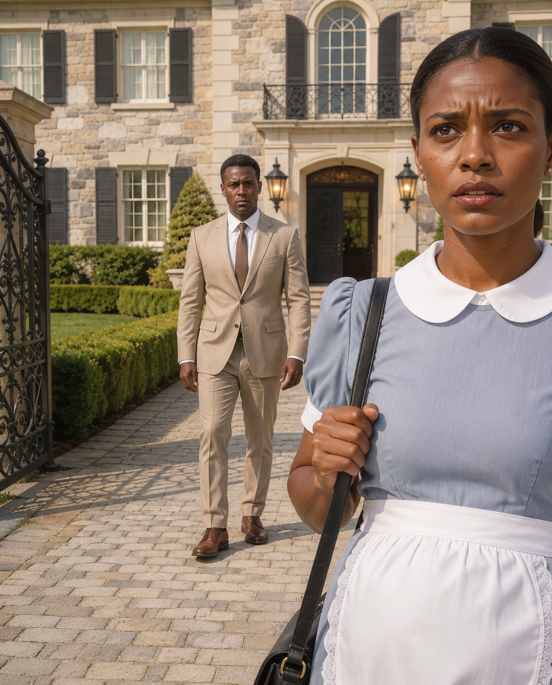 Widowed businessman followed the pregnant maid during the day… and discovered a secret that made him cry!