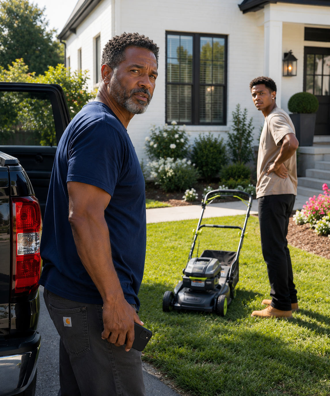 I Hired A Man To Mow My Daughter’s Lawn And He Heard Crying From Below The House