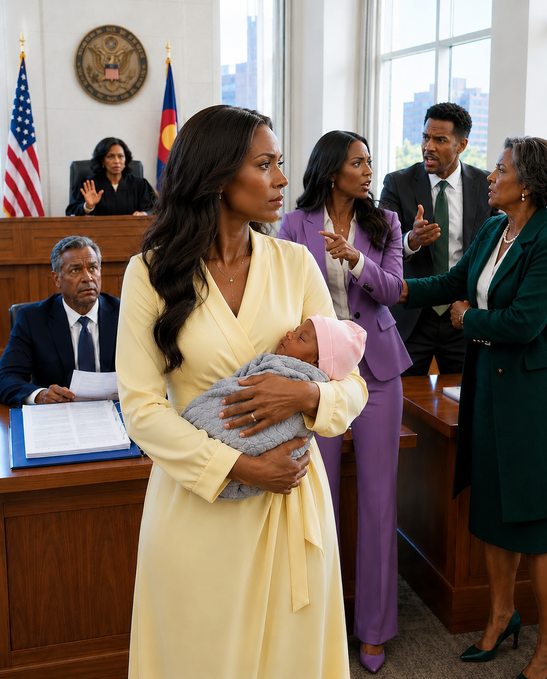 My Husband’s Girlfriend Walked Into The Custody Hearing Wearing The Gold Bracelet He Once Gave Me For Our Anniversary, Certain She Would Soon Help Raise My Five-Day-Old Daughter Inside The Family Estate—Until The Judge Heard The Messages He Thought No One Would Ever Hear