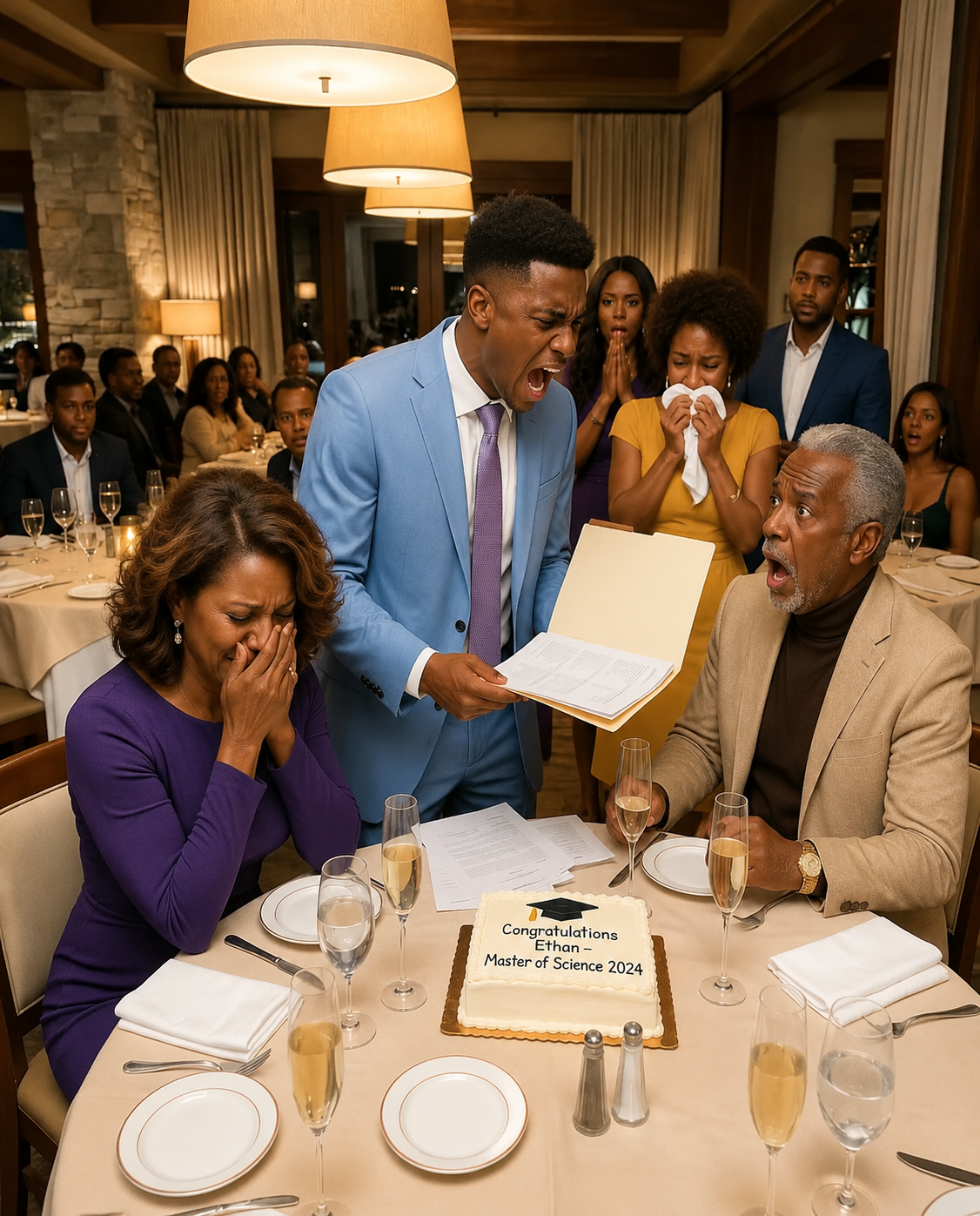 For 20 years, I raised my husband’s illegitimate son as my own. On the day he received his master’s degree, my husband stood in front of everyone and said, “Thank you for taking care of my mistress’s son!