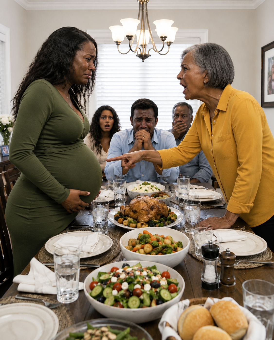 My MIL Put Both Hands on My Pregnant Belly and Said, “Let’s Hope This One Is the Boy Our Family Has Been Waiting For.” My Husband Said Nothing—So Three Weeks Later, He Came Home to an Envelope on the Kitchen Table… And What He Read Changed Everything