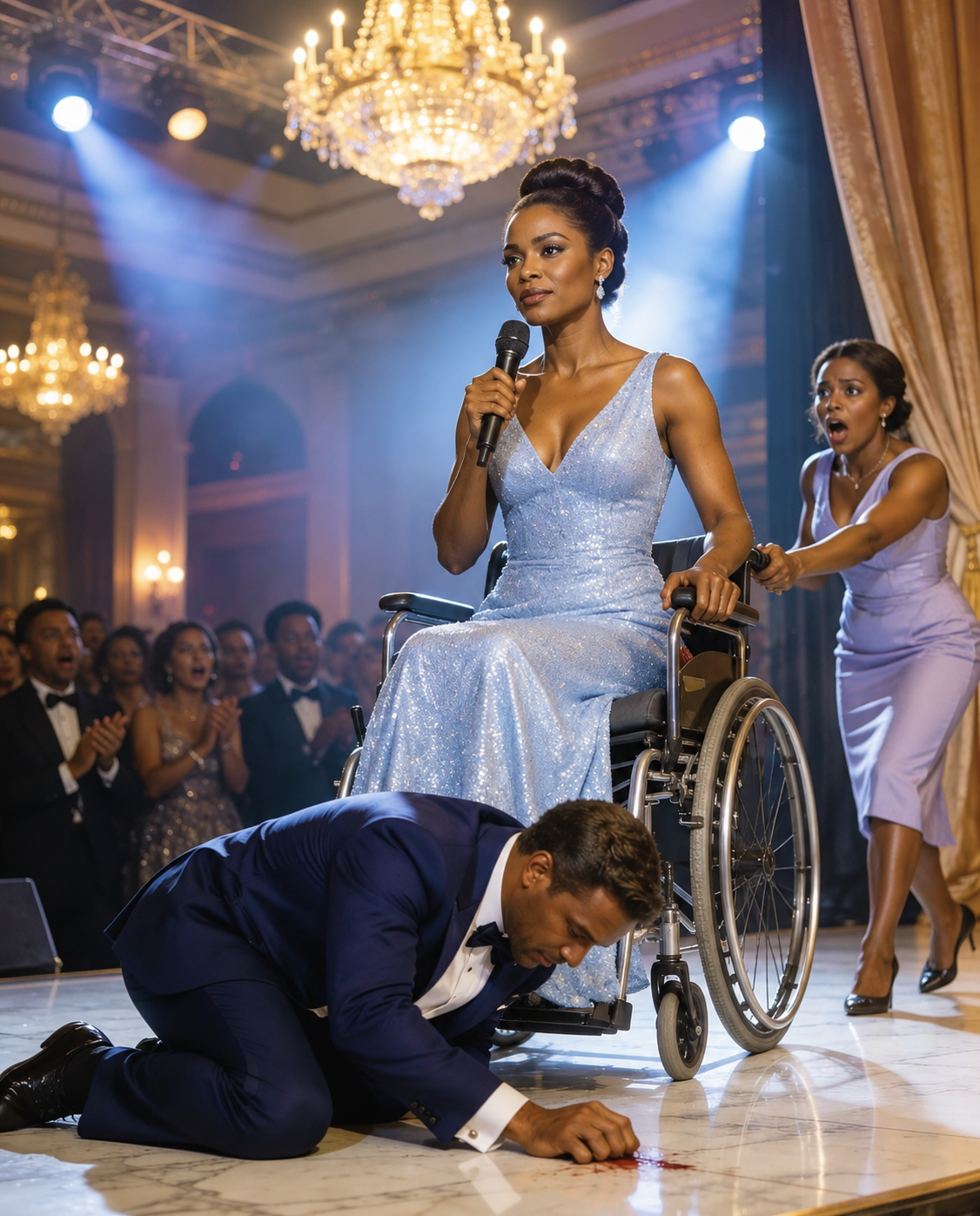 He Refused to Take His Disabled Wife to the Company Gala — Then She Took the Stage as the Owner and Destroyed Him