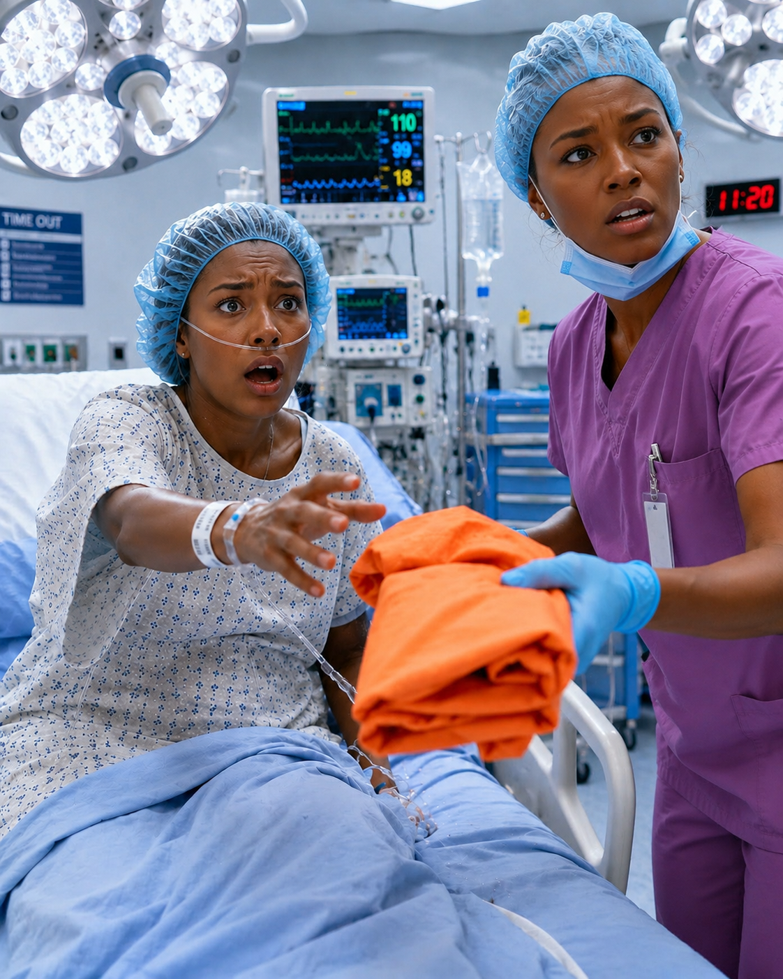 Before I was put under anesthesia to save my husband, a trembling nurse dressed me in scrubs and whispered, “If you go into the operating room, you won’t come out alive.” Instead of confronting my family, I remained silent, took a photo of a medical cooler, and called a lawyer.