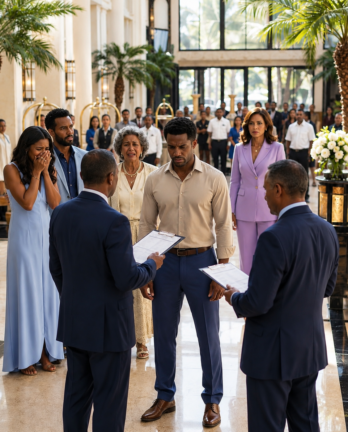 “Sir, We’ll Need A Valid Payment Method Before We Can Continue Those Services.” The Resort Employee Said That While My Husband Stood Frozen In The Lobby. Just Twelve Hours Earlier, He Had Been Acting Like The Owner Of The Entire Resort. Now He Was Discovering The Difference Between Looking Wealthy And Actually Paying The Bills.