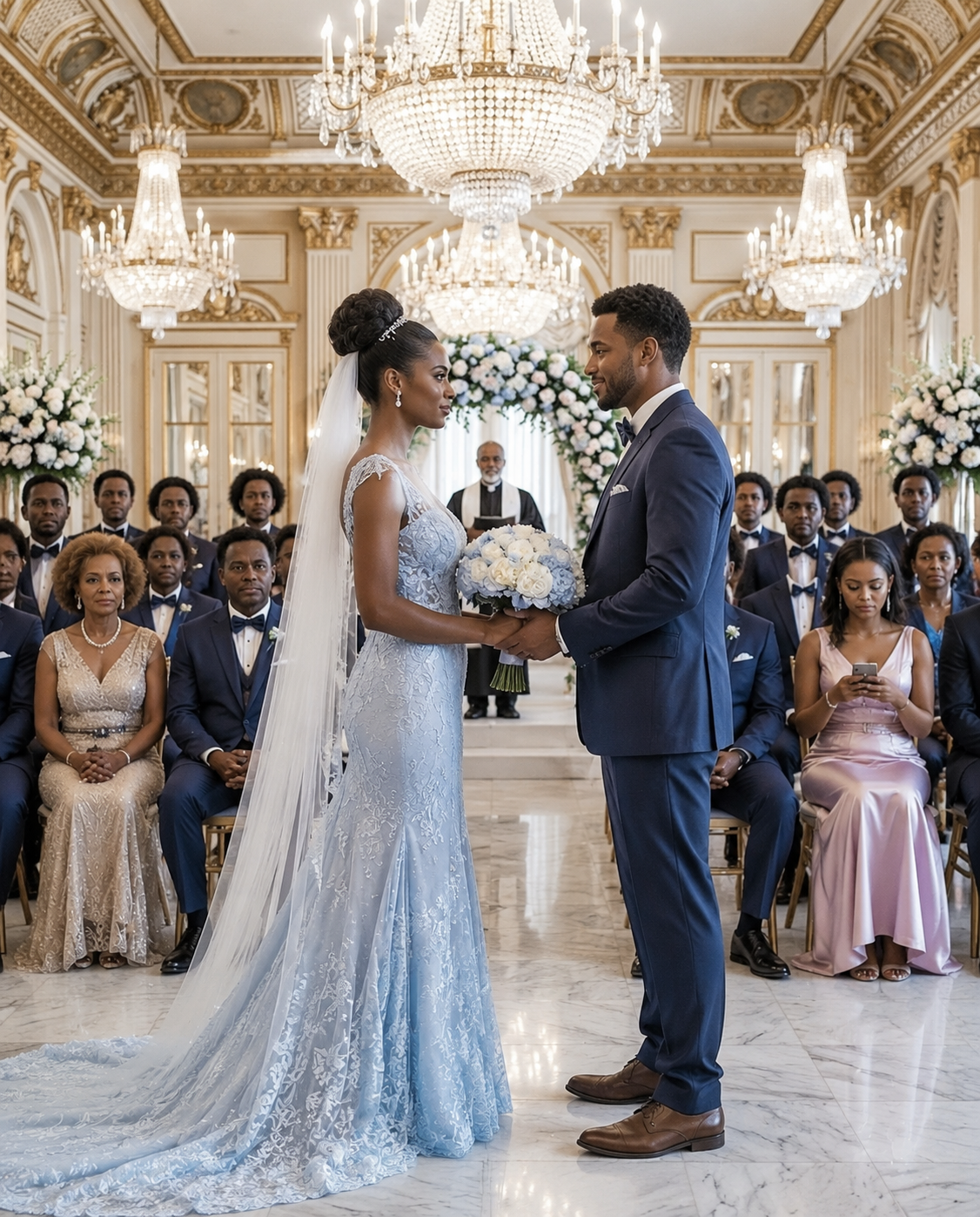 At My Luxury Wedding, Guests Whispered That I Was Forced To Marry The “Poor Man” My Younger Sister Refused — But The Next Morning, One Notification On My Phone Made Me Freeze… Because The Truth About My Husband Was…