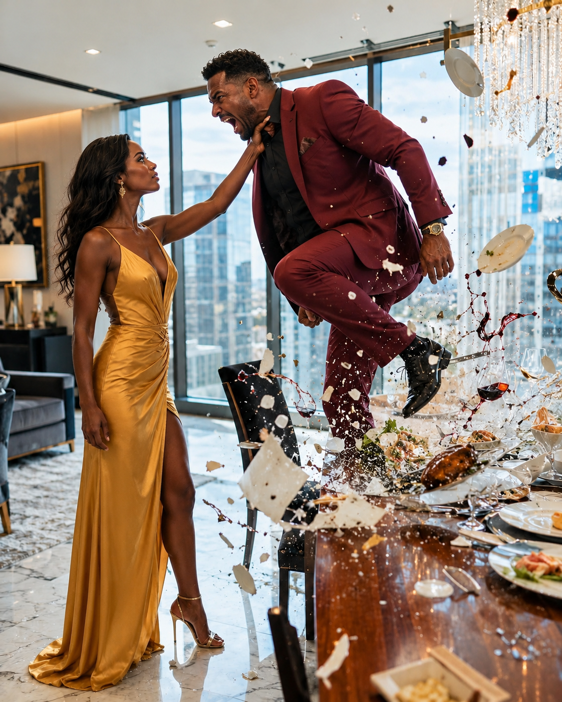 On the third day, my fiancé k!cked the table and demanded my wages; his mother was coming to verify that I had already submitted, but I staged a scene that exposed the plan they had been hiding for months