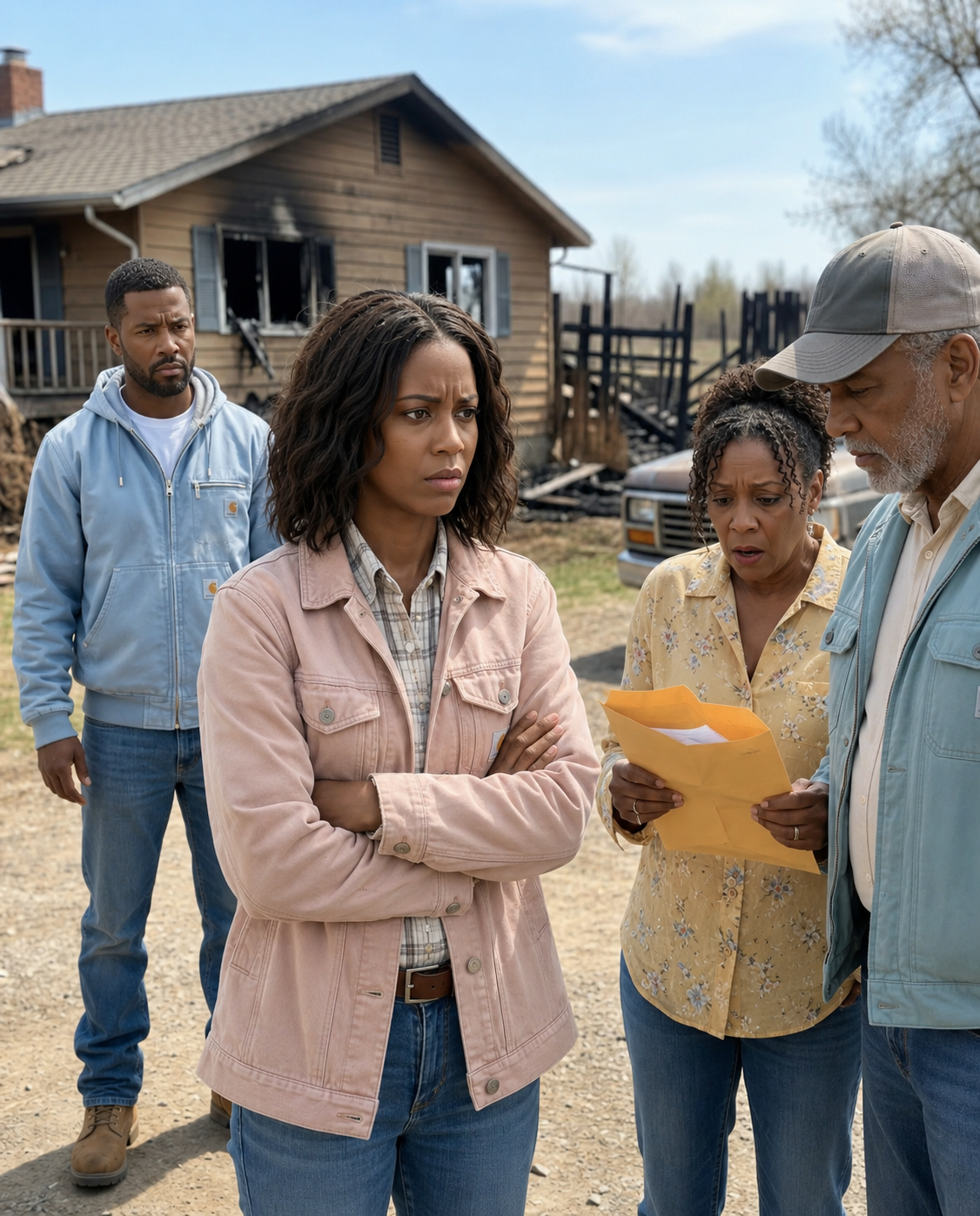 When my ranch burned down, I called my parents for help, but they told me they were busy celebrating my brother’s birthday. A few days later, they came to my door asking for 50% of the inheritance.