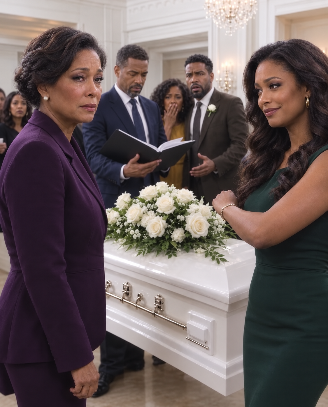 At my daughter’s funeral, her husband’s mistress walked up to me, slipped my late daughter’s bracelet onto her own wrist, and whispered, ‘I’ve won’