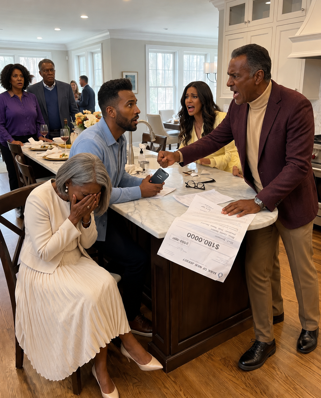 At my son’s housewarming party, he raised his glass and declared, “My in-laws paid for this house.” My wife looked down in silence. I had paid $180,000. I said nothing at the party—but when Monday morning came, the bank called him, and the truth he ignored was suddenly impossible to escape.
