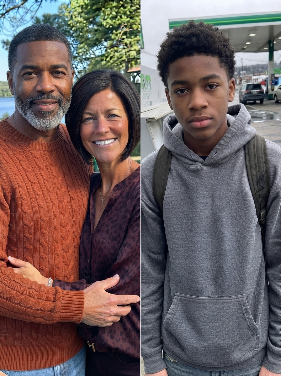 I Let a Homeless Teen Borrow My Phone at a Gas Station – What He Whispered Before Handing It Back Made My Bl00d Run C0ld