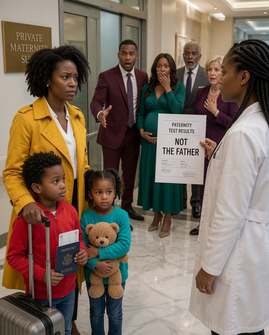 Five minutes after signing the divorce papers, my ex hurried off to celebrate his mistress’s baby at an elite clinic… while I was taking our children out of the country, just before one sentence from the doctor destroyed everything his family thought they had.