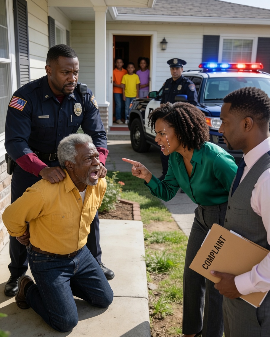 My Daughter Showed Up With Police After 13 Years, @ccusing Me of Kidn@pping Her Kids… But She Froze When I Pulled Out the One Paper She Thought I’d Never Kept