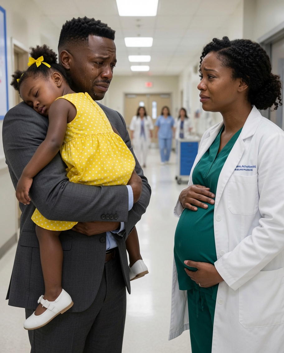 My ex rushed into my emergency room with his injured daughter in his arms, never imagining the doctor waiting for him would be me—the woman he had walked away from months earlier. And he definitely never expected to see me seven months pregnant with a baby he didn’t even know existed.