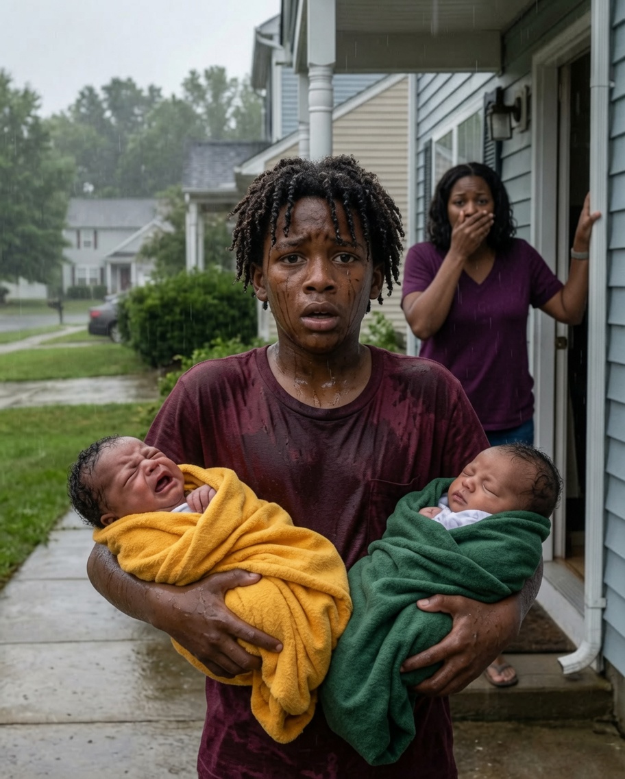 “I’m sorry, Mom… I couldn’t leave them,” my sixteen-year-old son said as he walked into the apartment carrying two newborn babies in his arms.