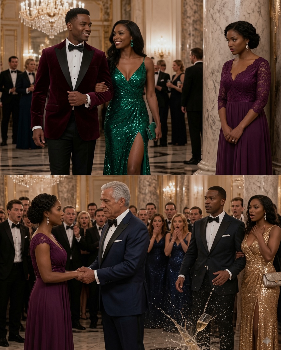 My husband hid me at the party for being embarrassed of my cheap dress… but his career crashed when the billionaire boss recognized my necklace and fell to his knees uncovering 1 30-year secret