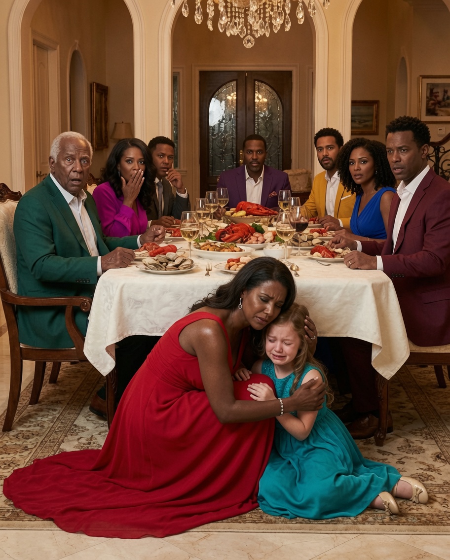 My husband told me, “Don’t cause a scene,” after I found our little daughter sitting outside with stale bread, while six grown adults enjoyed a luxury meal paid for with my money.