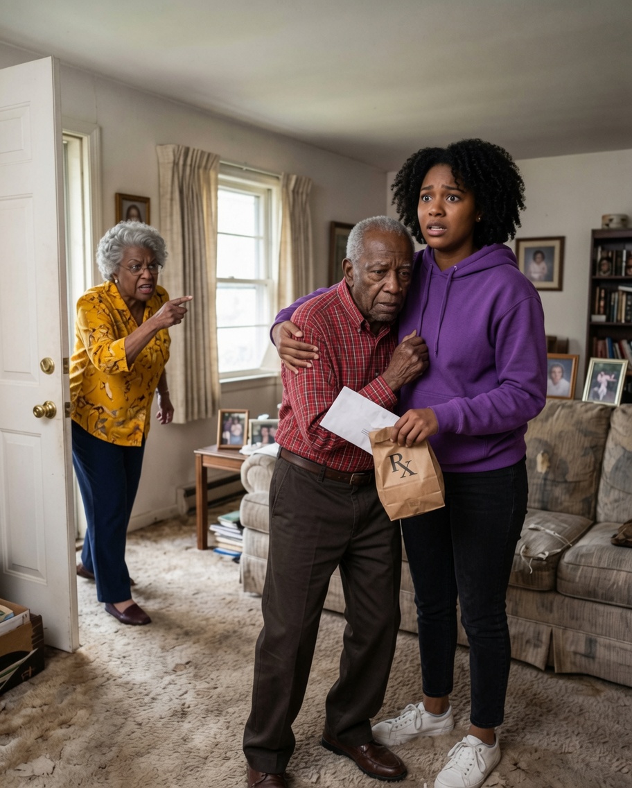 All I had to do was bring medicine to Mr. Harrison, the feared old man who lived alone in that house, but everything changed when he fell into my arms and begged me to hide the envelope from his wife.