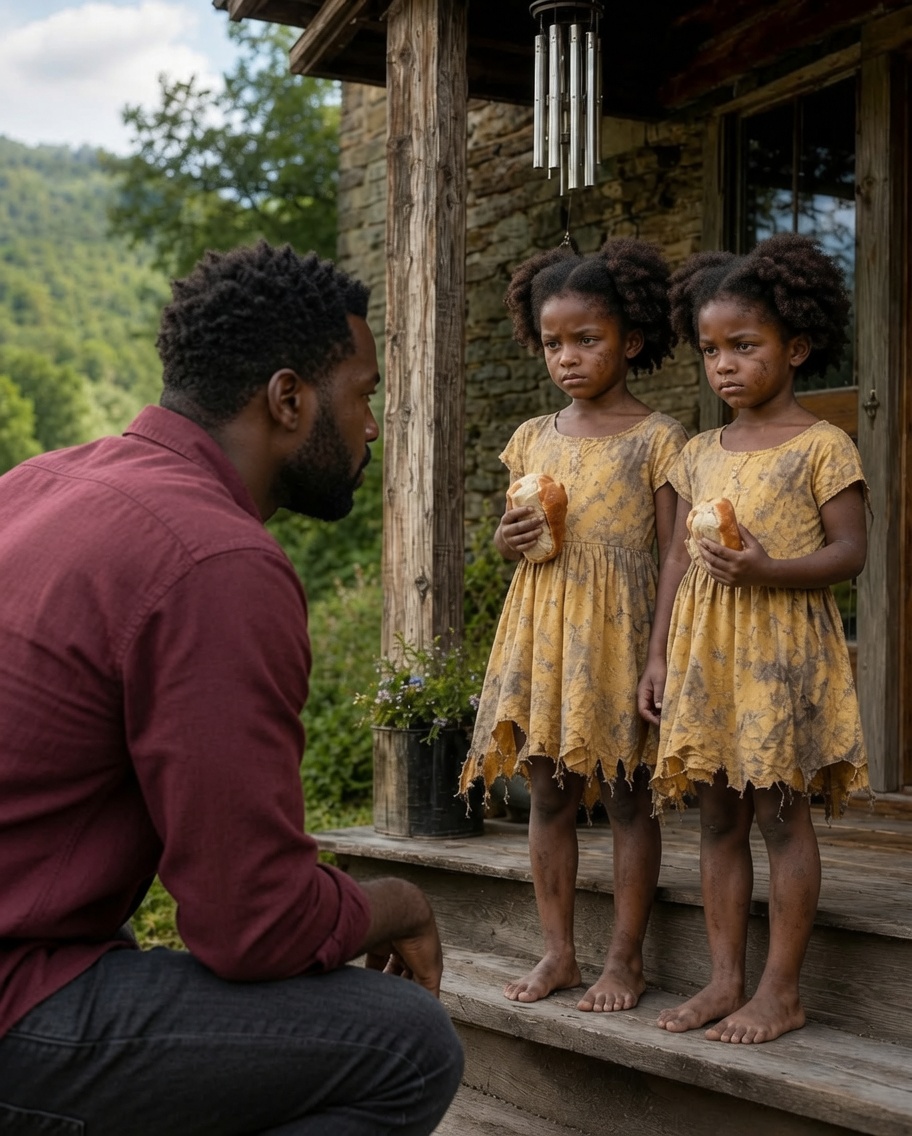 I drove to my late wife’s mountain house to say goodbye to the life we had lost. Instead, I found two abandoned twin girls standing on the porch,