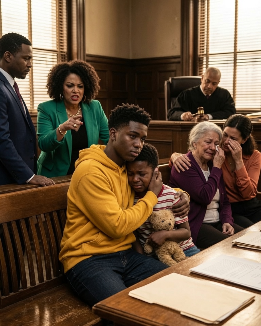 At 14, He Raised His Little Brother Alone… But Their Mother Returned at the Custody Hearing With a Secret That Left the Entire Courtroom Frozen