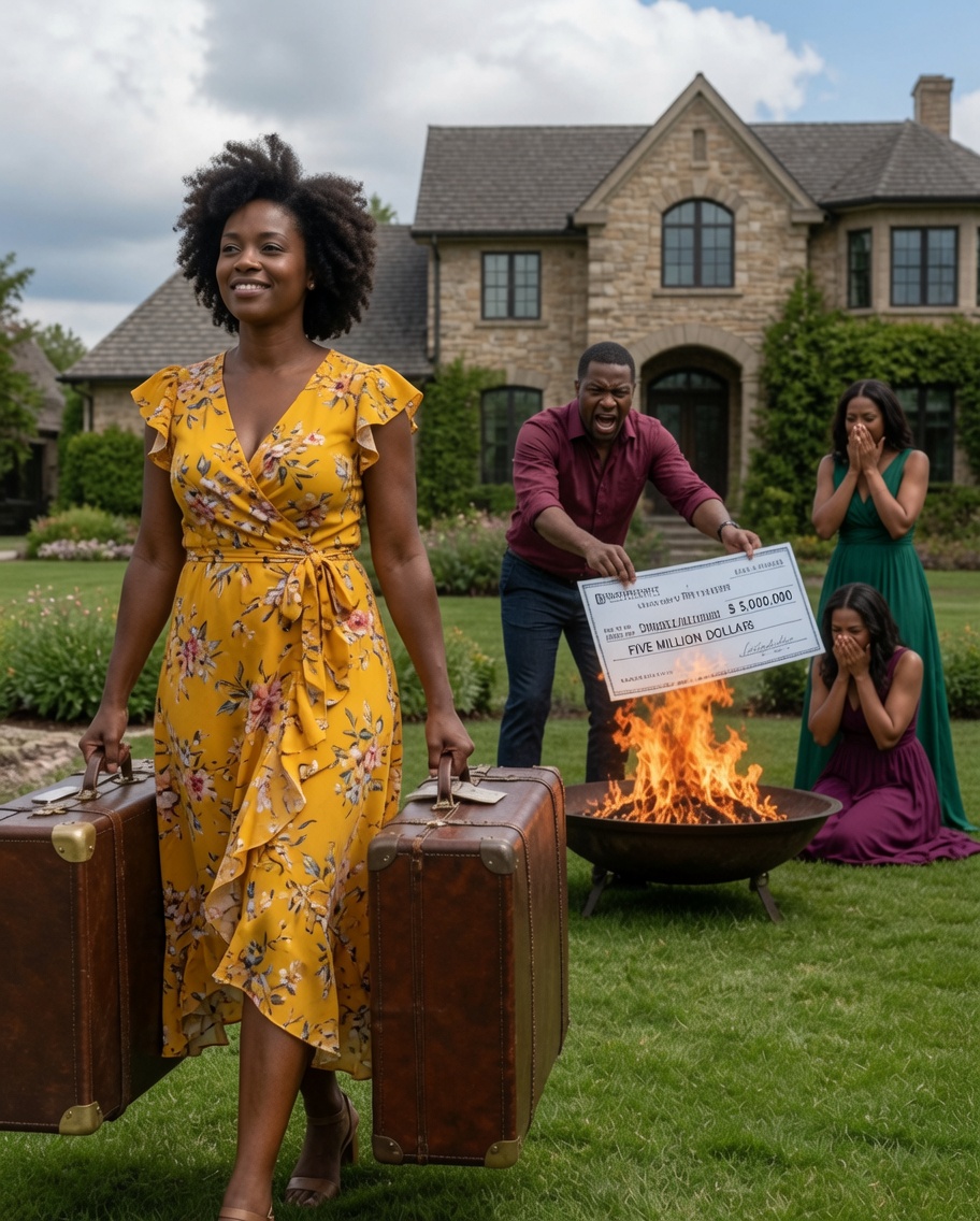 When I won $2.5 million in the lottery, my parents tried to force me to give half to their favorite daughter. I refused. The next morning, I was shocked to see them burning my lottery check. They said, if you won’t share, you won’t get a penny. I burst out laughing because the check they burned was actually…