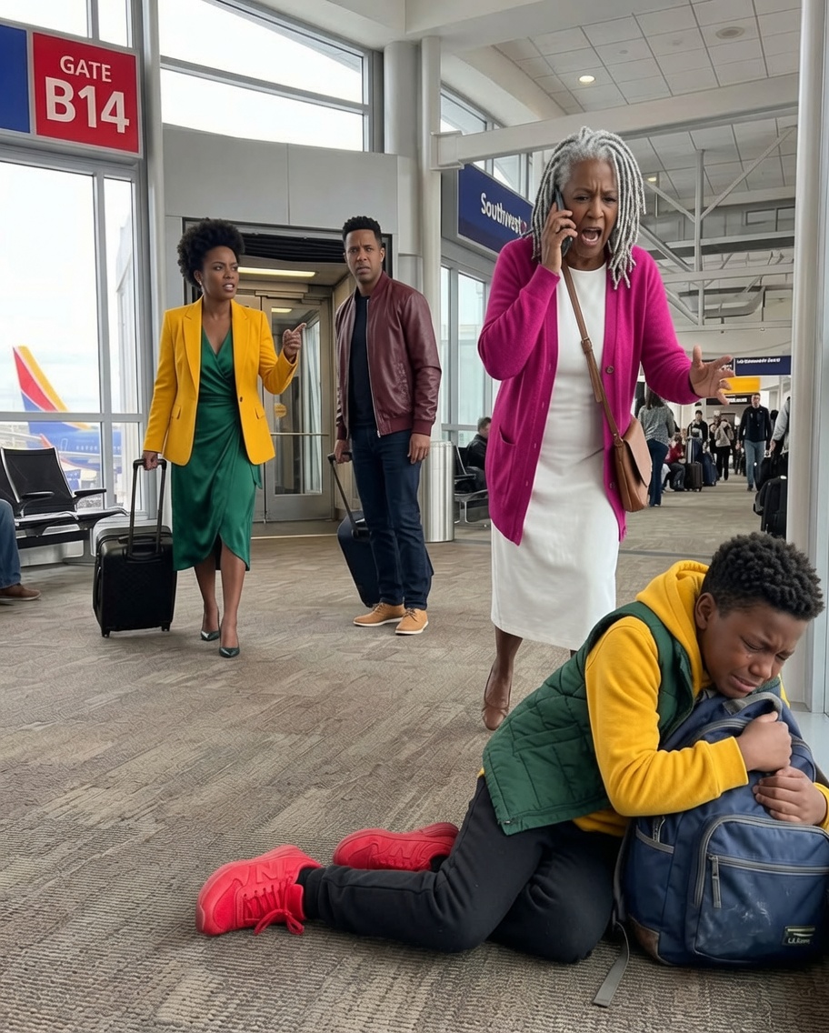My 10-year-old grandson called me from the airport, scared and alone, after my daughter-in-law left him behind and flew away with my son and her children. Then she sent a message saying he was grounded and would stay home. I couldn’t ignore what she had done, and three days later, their vacation was over.