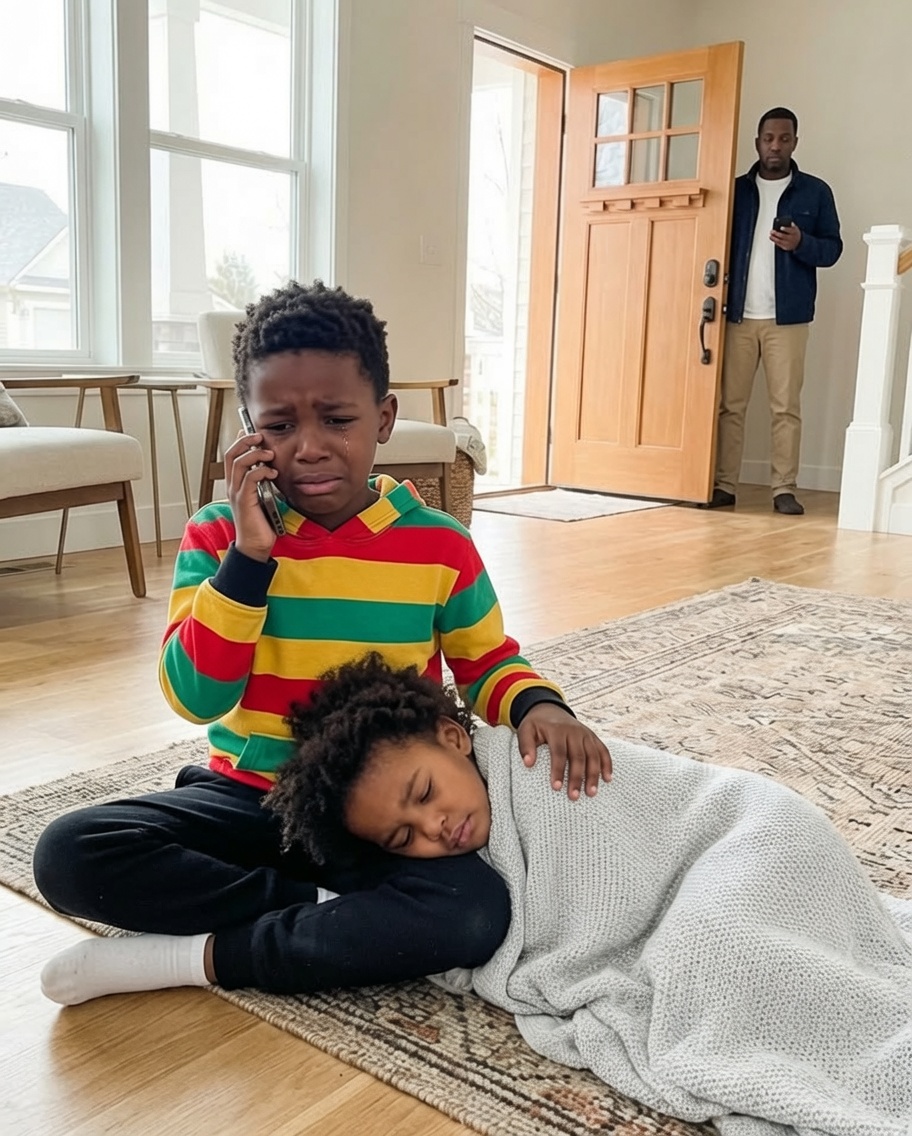 A Divorced Father Thought His Kids Were Safe While He Sat in a Meeting… Until His 7-Year-Old Son Whispered, “Dad… She Won’t Wake Up.” What He Found Next Left Him Shaking