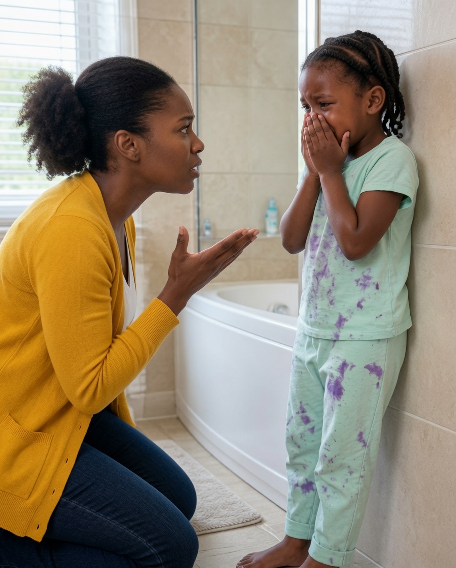 “Mom… I don’t want to take a bath anymore.” My daughter started saying that every night after I remarried. At first, it sounded small. Ordinary. The kind of resistance every parent hears a hundred times. But it wasn’t.
