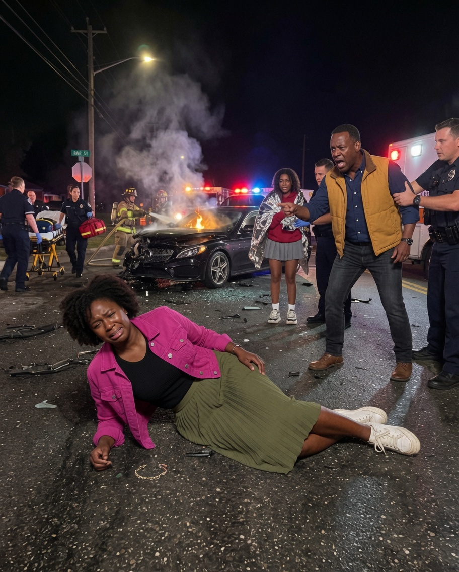 After our car accident, I was still trapped inside when my dad shouted at the paramedics to save my sister first. Then he pointed at me and said, “The other one never meant much anyway. Don’t waste time on her.”