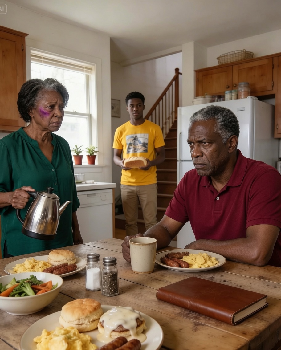 Her 23-year-old son ᴘ:ᴜɴᴄʜ:ᴇᴅ her in the face. The next day, she prepared a full dinner for him—carefully planned, beautifully arranged—but he had no idea who would be waiting at the table.