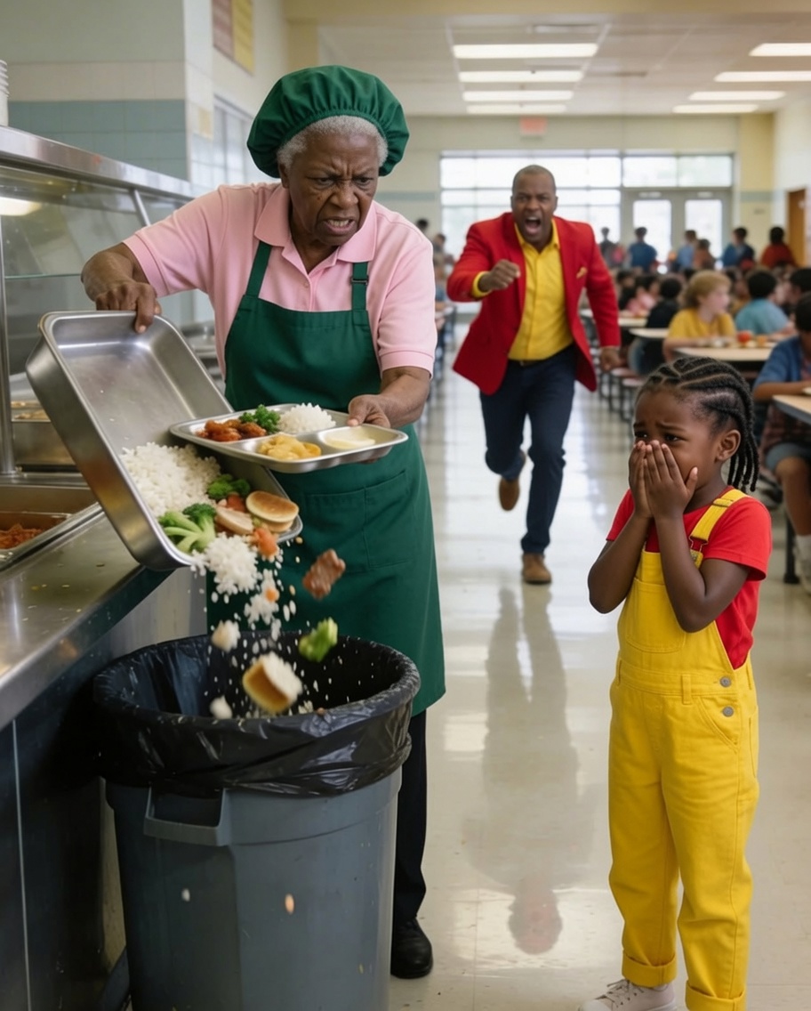 I stopped by my six-year-old daughter’s school at noon to surprise her… but the moment I stepped into the cafeteria, I froze at what I saw.