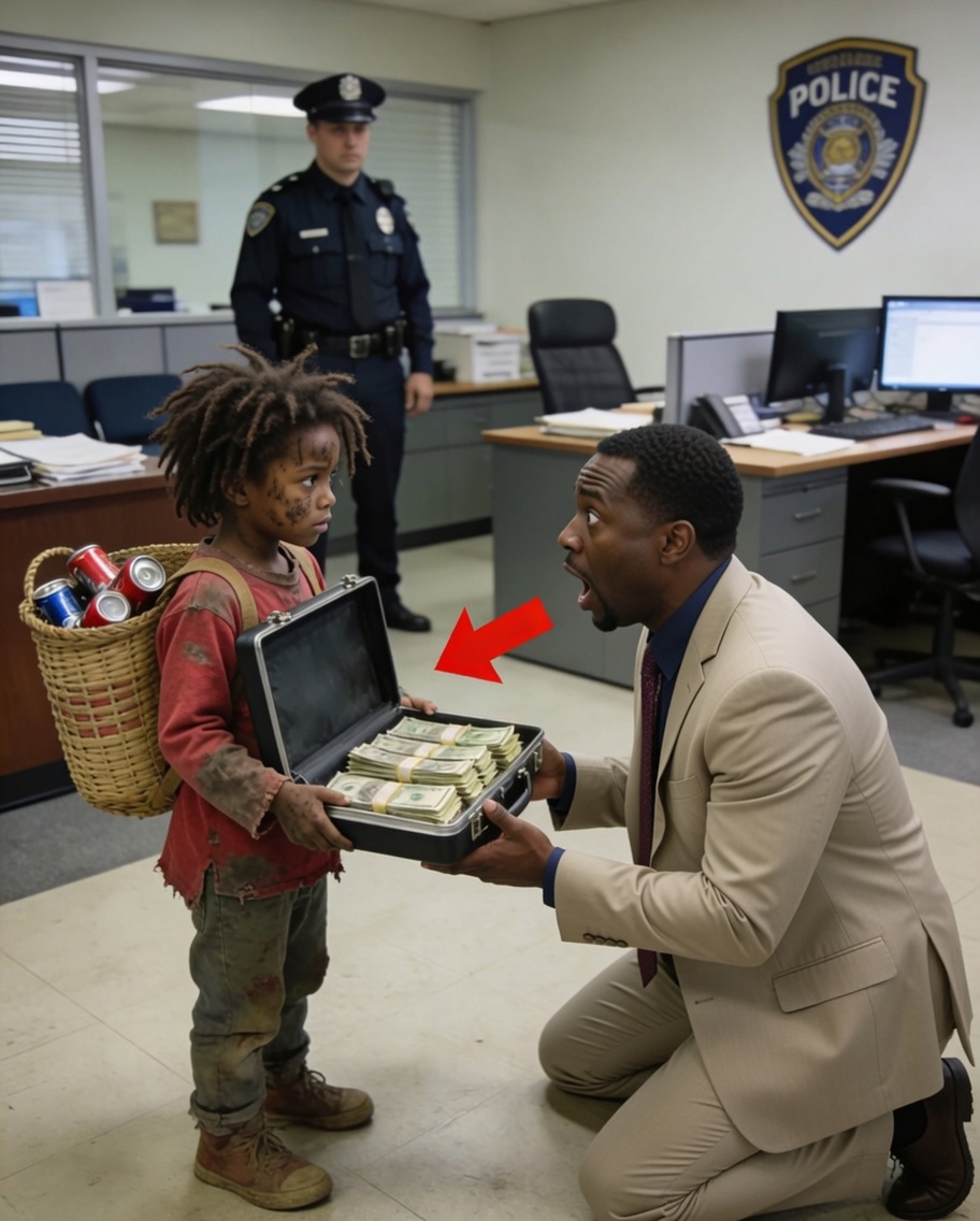 A Homeless Little Girl Finds a Suitcase Full of Cash… But When She Returns It to a Billionaire, It Exposes a Secret No One Saw Coming