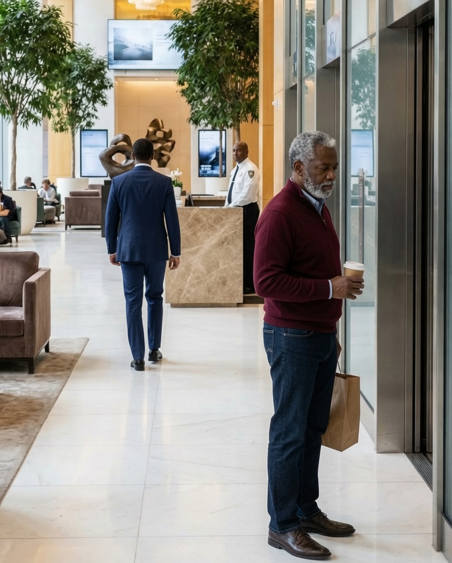 I decided to visit my wife at her job as a CEO. At the entrance, there was a sign that said…