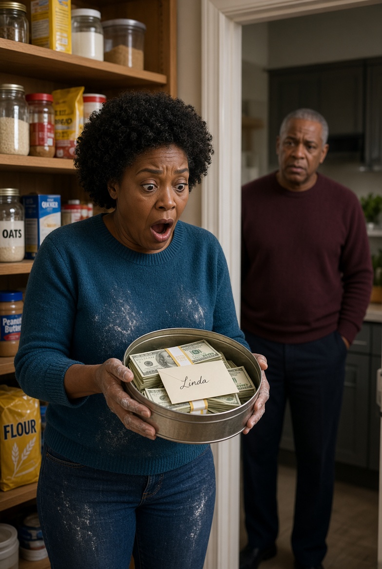 I Found $18,940 Hidden in Mama’s Flour Tin After Her Funeral, but the Note Underneath Changed Everything