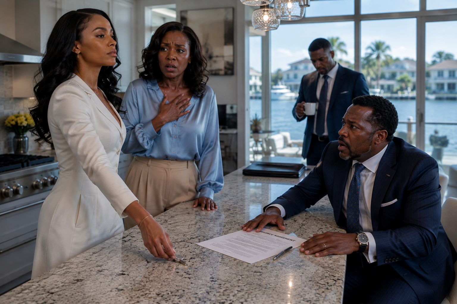 "My Husband Put Divorce Papers on the Counter the Day I Resigned — Then My Daughter Placed a House Key Beside Them and Asked One Question"