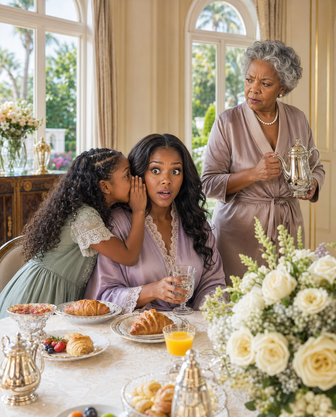 I spent ten years treating my mother-in-law like my own mother—until my eight-year-old daughter grabbed my hand and whispered, “Mommy… Grandma puts something white in your tea.” I didn’t confront her or make a sound. I kept the cup, went straight to the hospital, and secretly planted a camera in the kitchen. When I finally watched the recording, my blood ran cold. My mother-in-law wasn’t trying to hurt me alone—someone else in my own family had been helping her all along.