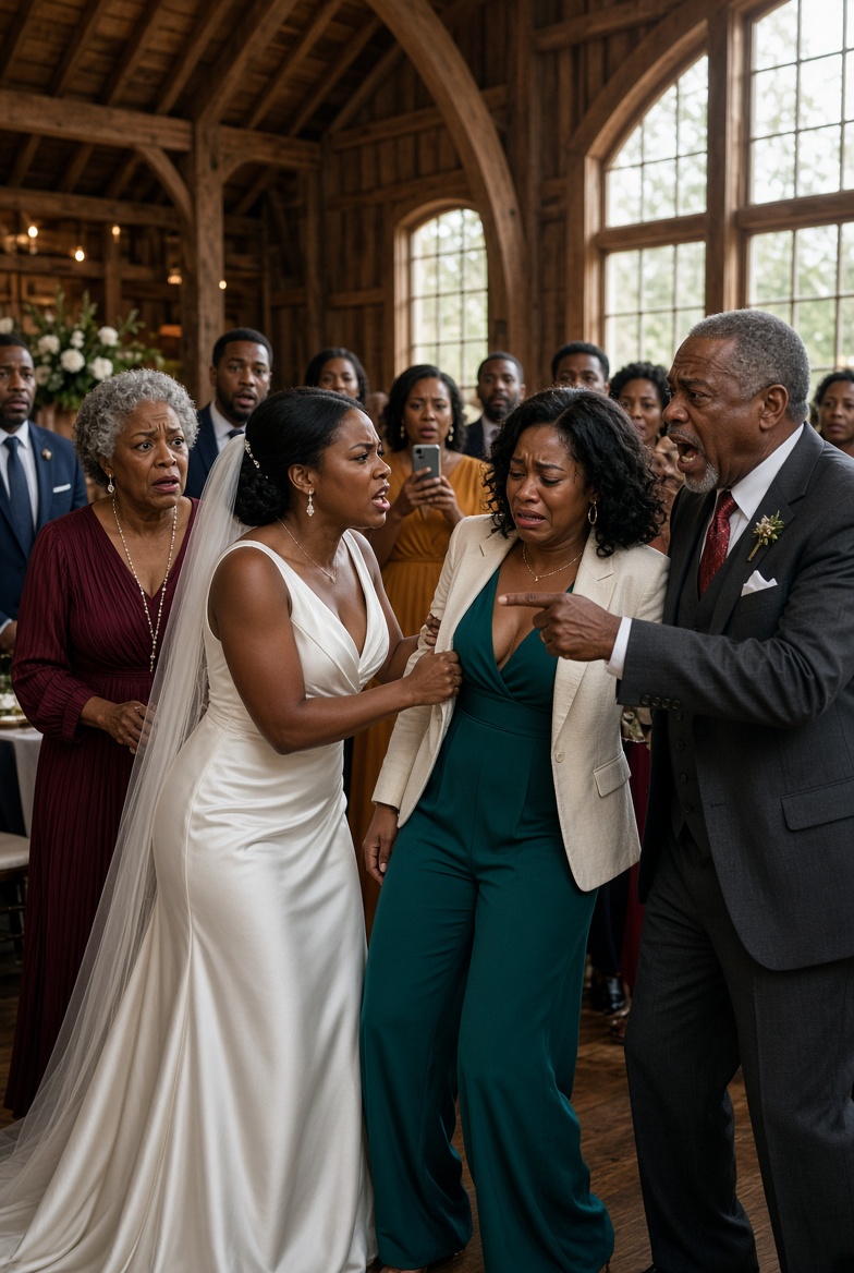 At my sister’s wedding, Dad announced that my brand-new car would become her wedding present. I stood up and said, “No.” My sister erupted and coldly hurt me while our parents sided with her. I looked directly at them and said, “You’ll regret this.” Thirty minutes later, everything unraveled.