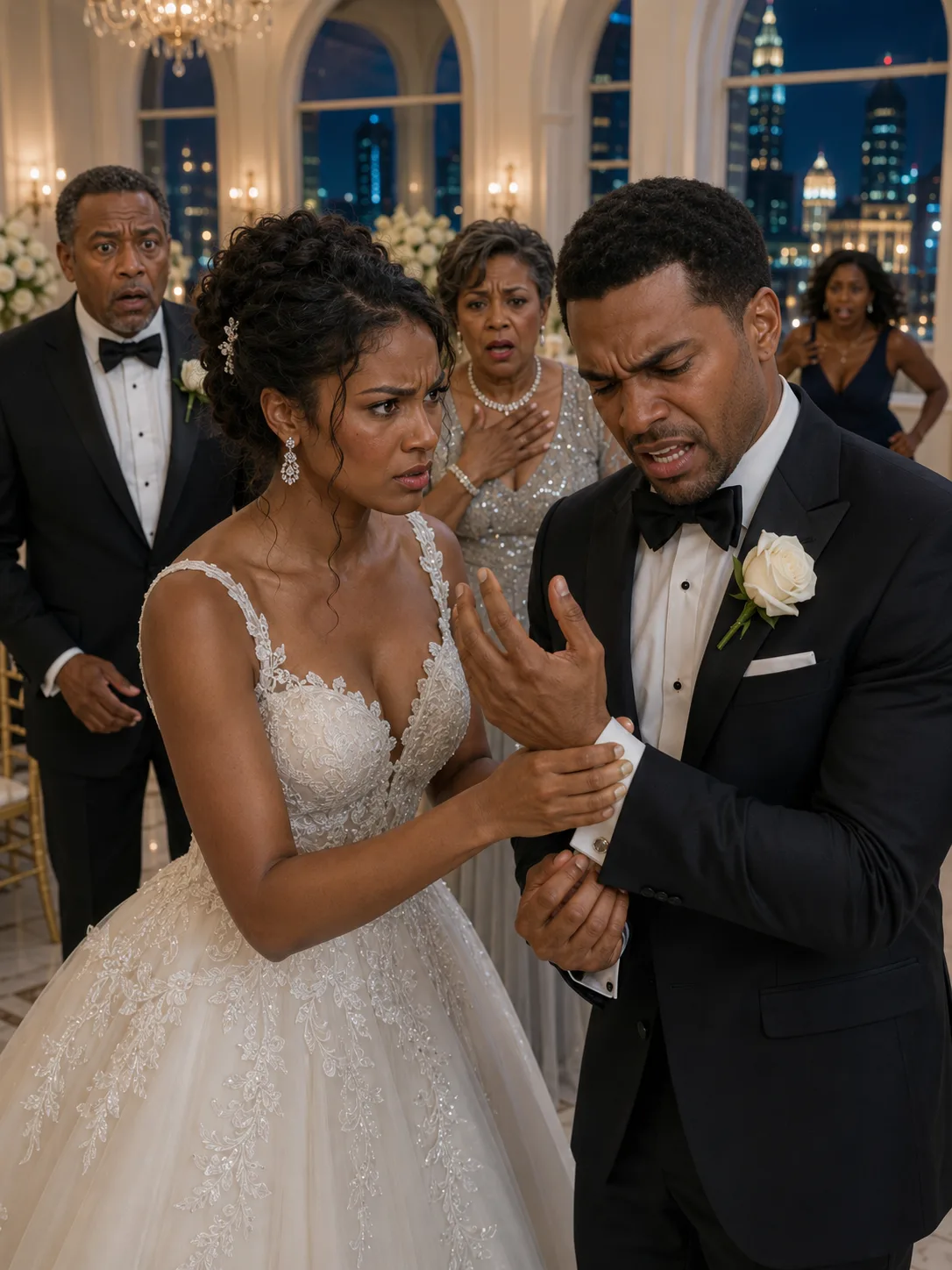 Three hours after saying “I do,” I watched my father-in-law strike his wife. When I stepped in, my new husband slapped me and hissed, “Know your place, you useless outsider.” He expected me to cry.