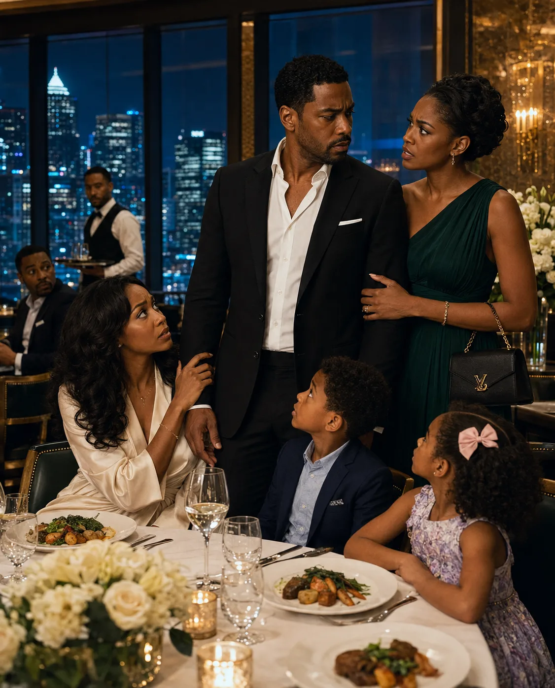 My Billionaire Former Husband Entered An Exclusive Restaurant With His Second Wife, Then Froze When He Saw The Seven-Year-Old Twins At My Table. Both Children Had His Unmistakable Gray Eyes. When He Asked, “Are They Mine?” I Finally Revealed The Truth Powerful People Had Hidden From Him For Seven Years.