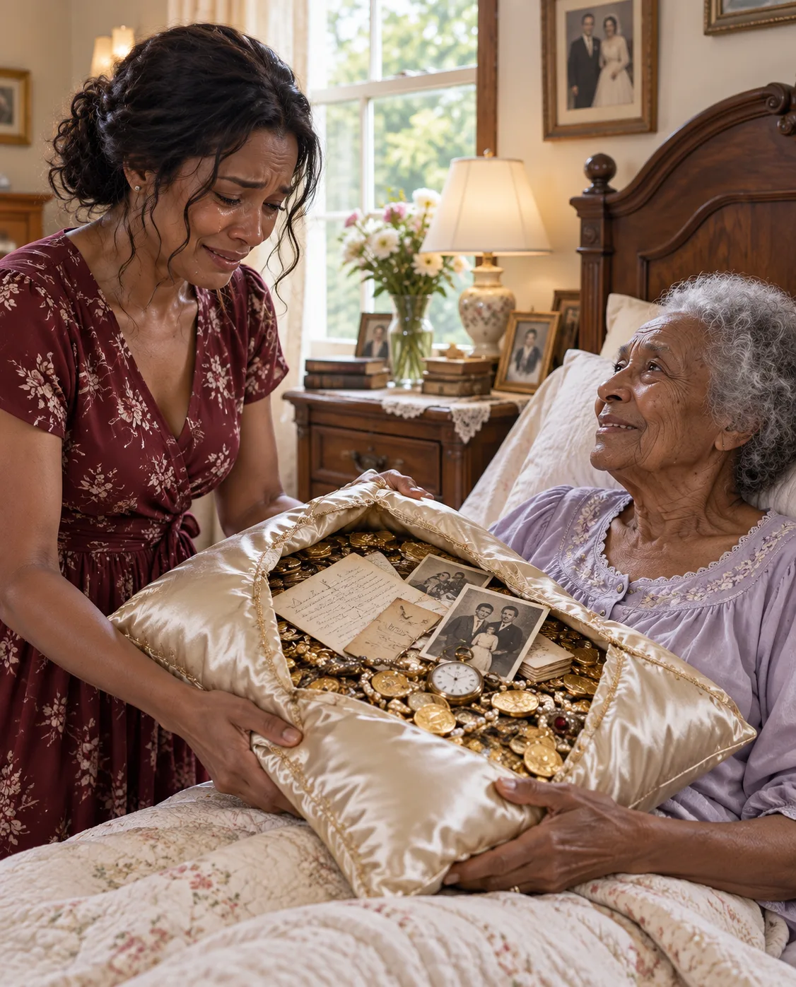 I Cared for My Penniless Mother-in-Law for 12 Years—With Her Last Breath, She Left Me a Torn Pillow, and What I Found Hidden Inside Changed Our Entire Family