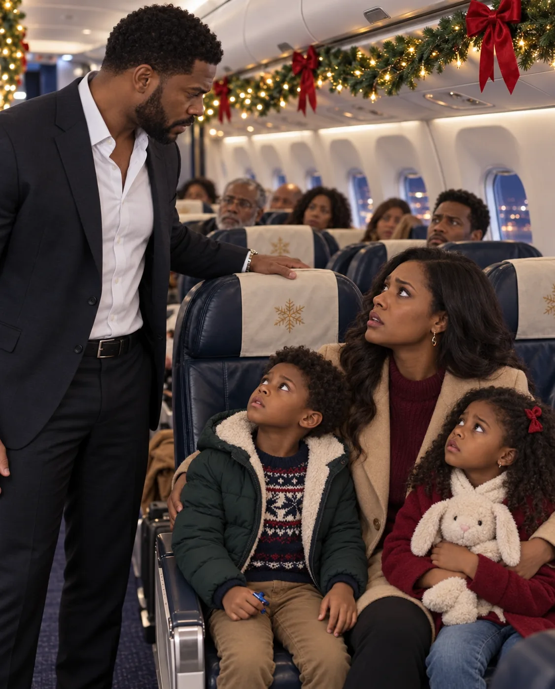 I boarded a Christmas Eve flight furious about a $780 million deal, convinced nothing mattered more than getting to Denver before midnight. Then a red crayon rolled against my shoe, a little boy looked up at me with my exact green eyes, and three rows later I saw the woman I had once planned to marry holding a little girl who looked just like me.